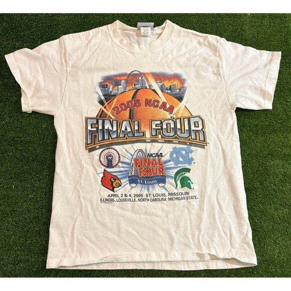 VF Imagewear Other - Vintage Final Four shirt mens small white Y2K short sleeve north carolina 23